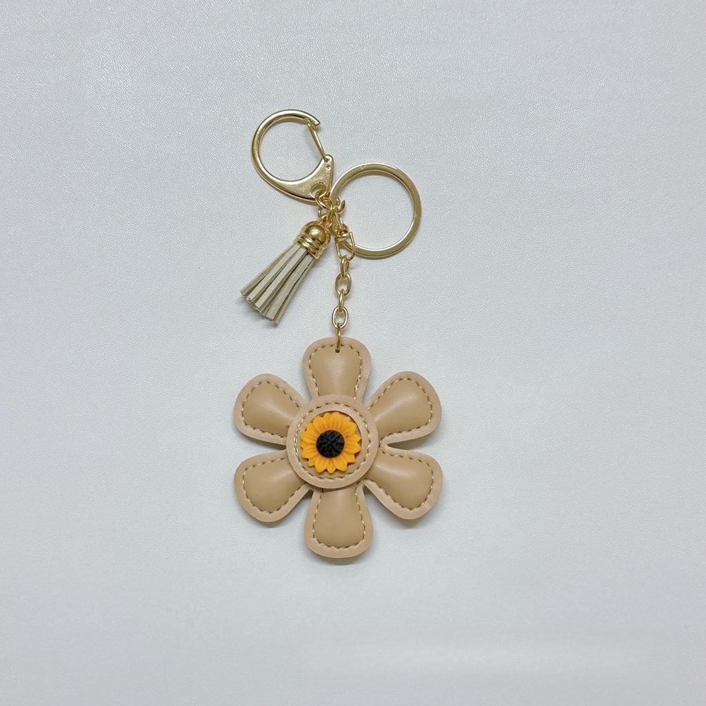 Nuevo Colgante Llavero Girasol Pequeño Fresco Moda Colgante para Bolso de Niñas