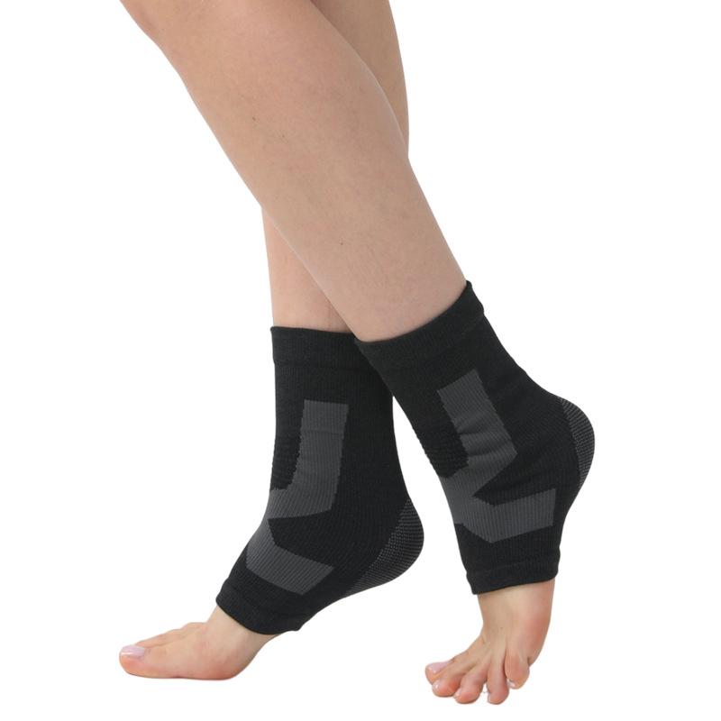 

Спортивная защита голеностопа Графеновое теплое вязание Защита стопы Бег Баскетбол Компрессионная защита голеностопного сустава X-образная Защита от растяжений Чехол для стопы L