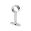 Stainless Steel Wall-Mounted Rod Holder for Clothes, Towels, or Curtains