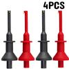 20-2pcs Probe Hook 4mm Banana Jack Telescopic Multimeter Probe Hook High Current Multimeter Test Probe Hook High VoltageTools