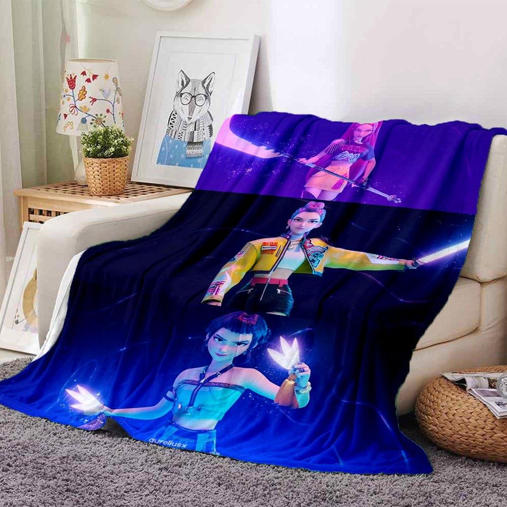 

1pc Hunter X Kopo group - Themed Flannel Blanket - Suitable for Bed, Home Decor, Graduation Gifts, Easter, Back to School, ChristmasA98 80cmx120cm(31inx47in)