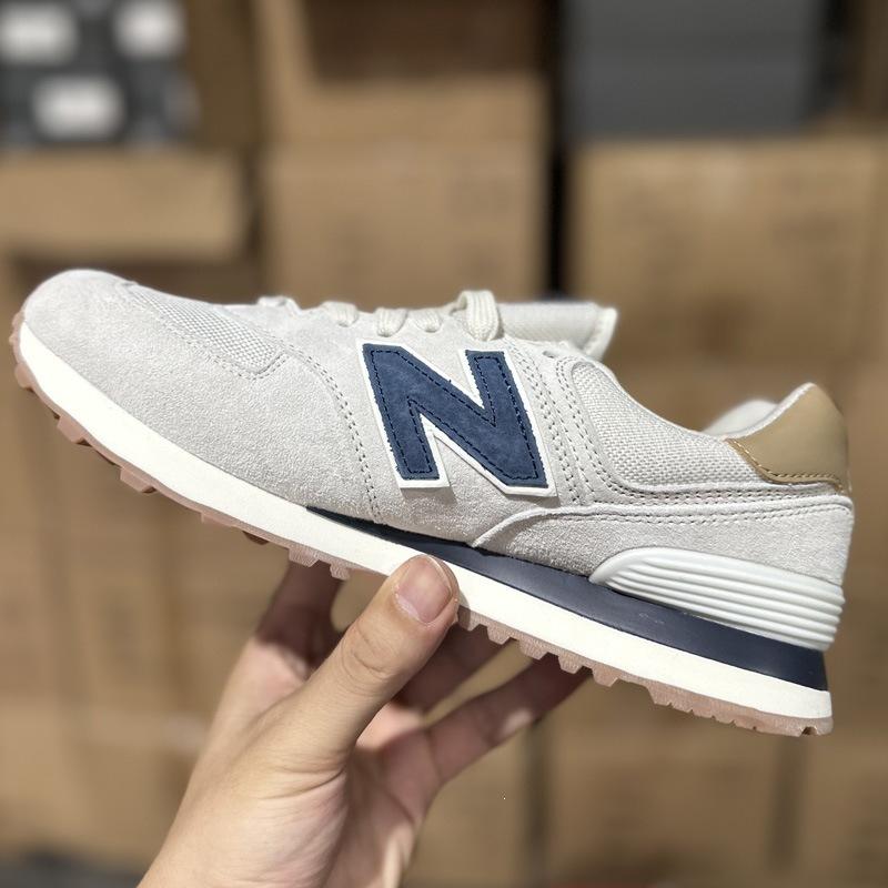 Schuhe Welle New Balance Wei nbr yuan Vorfahre Grau nb Retro Wildleder Laufschuhe Herren und Damen Dad Shoes