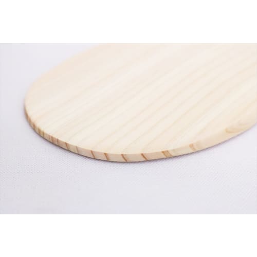 Ichihara Woodworks Wooden Rice Paddle, "Kifujin" (Wood Lady), Commercial Use, Hinoki (Cypress), 35cm