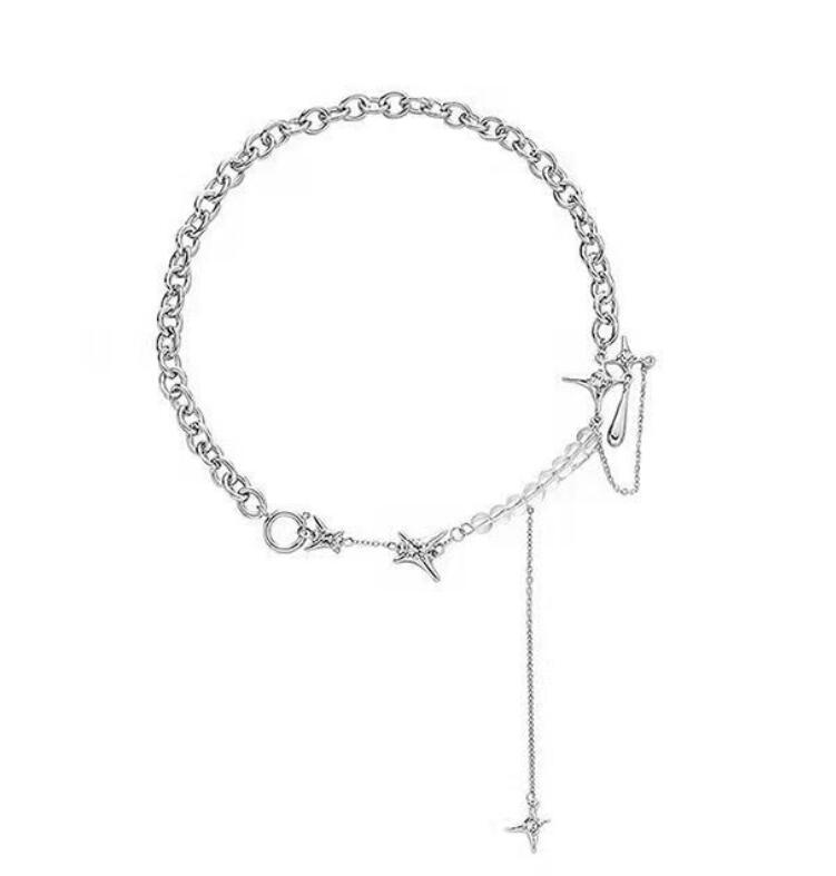 Trendy Star-Love Pendant Sweet & Cool Clavicle Necklace