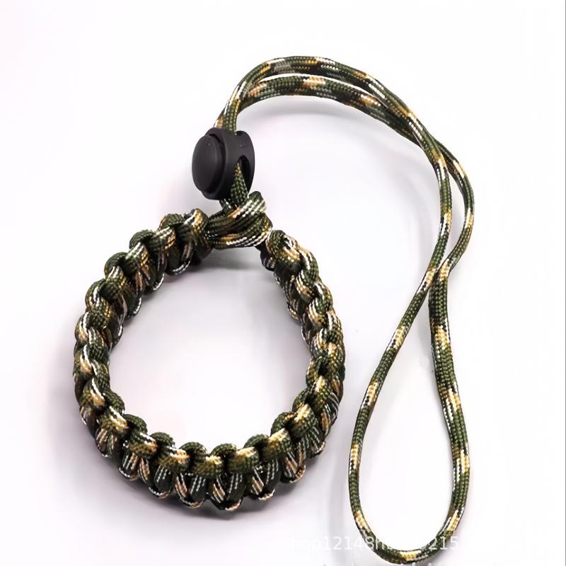Adjustable Paracord Outdoor Camera Wrist Strap: Anti-Loss & Anti-Drop