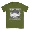 Lässiges T-Shirt Sommer Bauchschmerzen Überlebender Jeff Der Landhai Meme T-Shirts Baumwolle T-Shirt für Unisex Kurzarm Kleidung