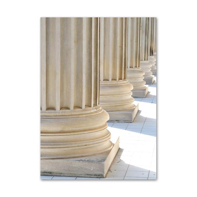 Roman Column Dandelion Reed Mountain Fall Wall Art Canvas Painting Pictures Nordic Posters And Prints For Living Room Decoration