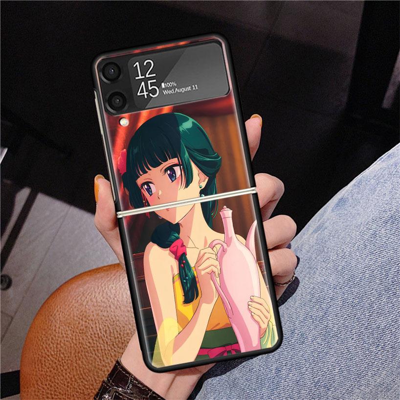 A-Apothecary D-Diaries Anime Phone Case For Samsung Z Flip 7 6 5 4 3 Galaxy ZFlip7 ZFlip6 ZFlip5 ZFlip4 ZFlip3 5G Print Cover