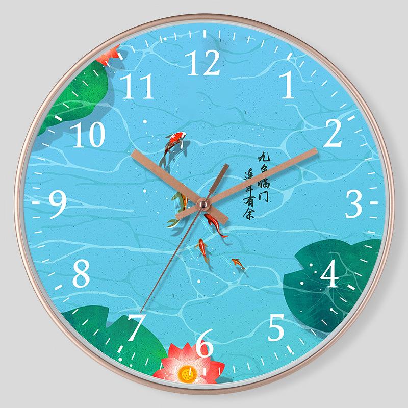 8-inch 20CM Silent Wall Clock, Creative and Fashionable, Modern Home Clock, Living Room Simple Clock