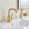 2026 Light Luxury Gold Basin Faucet Stainless Steel Hot & Cold Mixer Tap Ideal Home Gift for Bathroom Vessel Sink