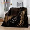 Classical Guitar Electric Guitar Soft Plush Blanket,Flannel Blanket Throw Blanket for Living Room Bedroom Bed Sofa Picnic Cover