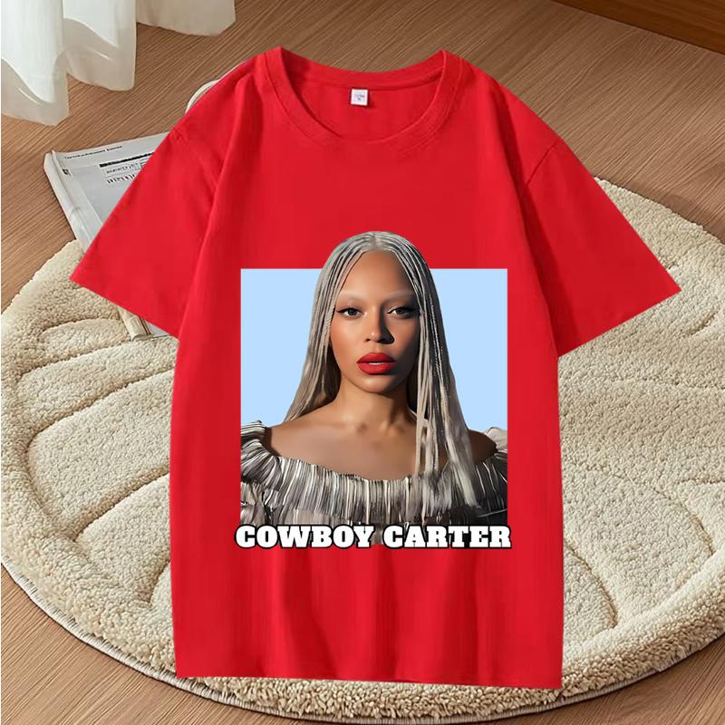 Beyonce Cowboy Carter Music Tour 2025 Merch T Shirt Unisex s Women Oversized Top 100 Cotton Short Sleeve Summer Print Unisex Tops