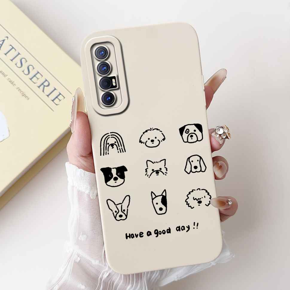 New Design Case For Oppo Reno3 Pro 5G CPH2009 Protective Silicone Soft TPU For Oppo Reno 3 Reno3 Pro 5G Phone Cover Shell Case