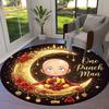 Onepunch Man Round Area Rug Carpet Rug For Living Room Bedroom Sofa Playroom Decor Nonslip Floor Mat