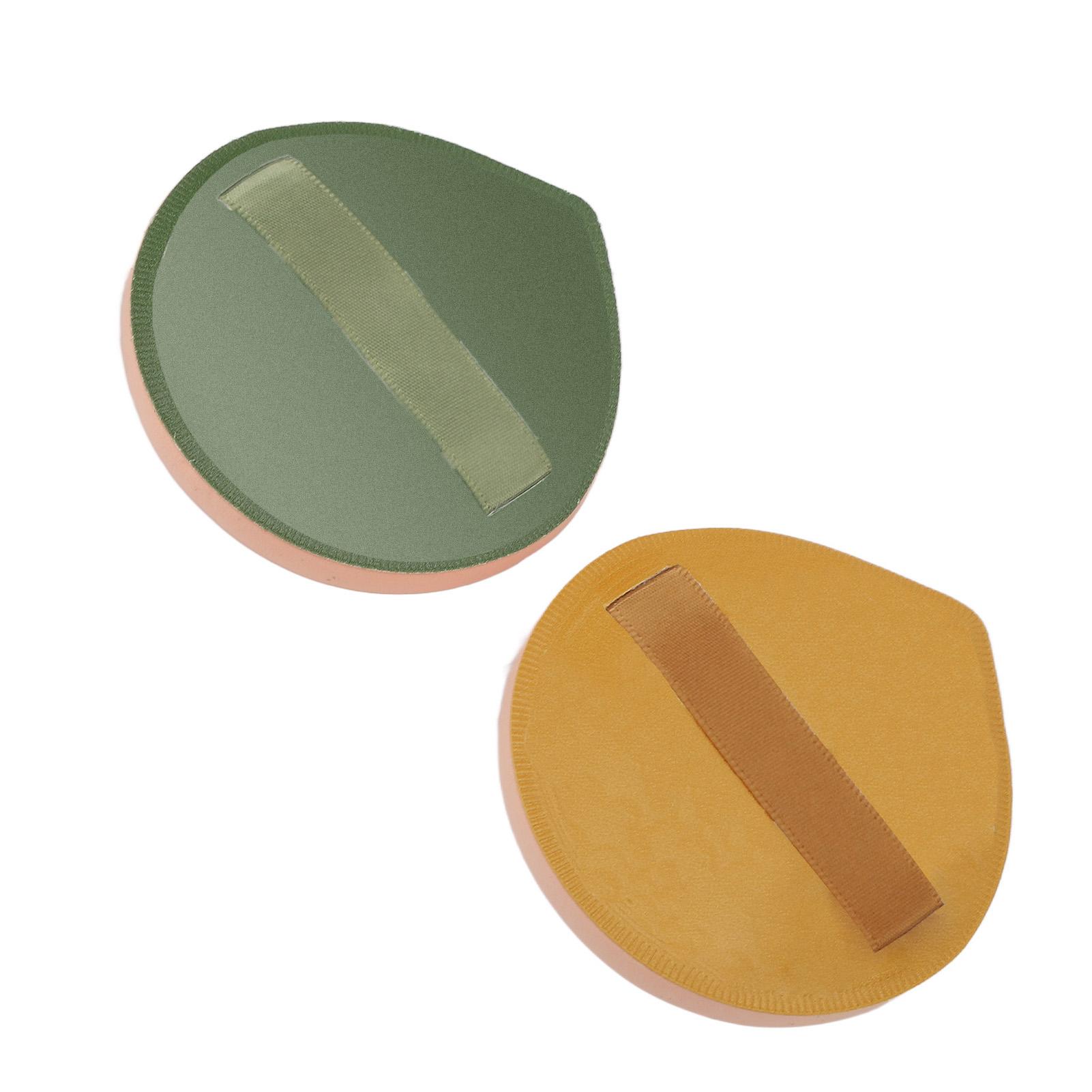 

2 шт. Пуховка для пудры, ультрамягкая, влажная, сухая, портативная, утолщающая, с хорошей устойчивостью, прессованная пуховка для пудры