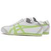 ONITSUKA TIGER Mexico 66 Leder Runde Zehenpartie Schnürschuhe Rutschfest Low-Top Freizeitschuhe Unisex Sneaker Fluoreszierend-Grün 1183B771-102