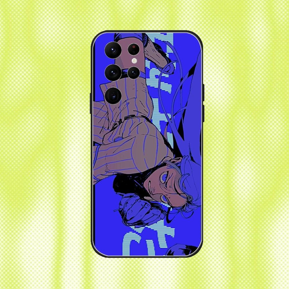 Ado GeGeGe no Kitaro Phone Case For Samsung S 25,24,23,22,30,21,10,9,Ultra,Plus,Lite,FE,4,5G Black Soft Case Samsung S22ULTRA5G