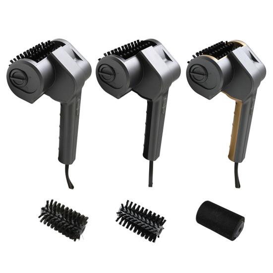 Electric Grill Brush, High Speed Rotating Scrubber with LED Light, Type-C Charging Cordless BBQ Grill Cleaning Brush for Removes Grease