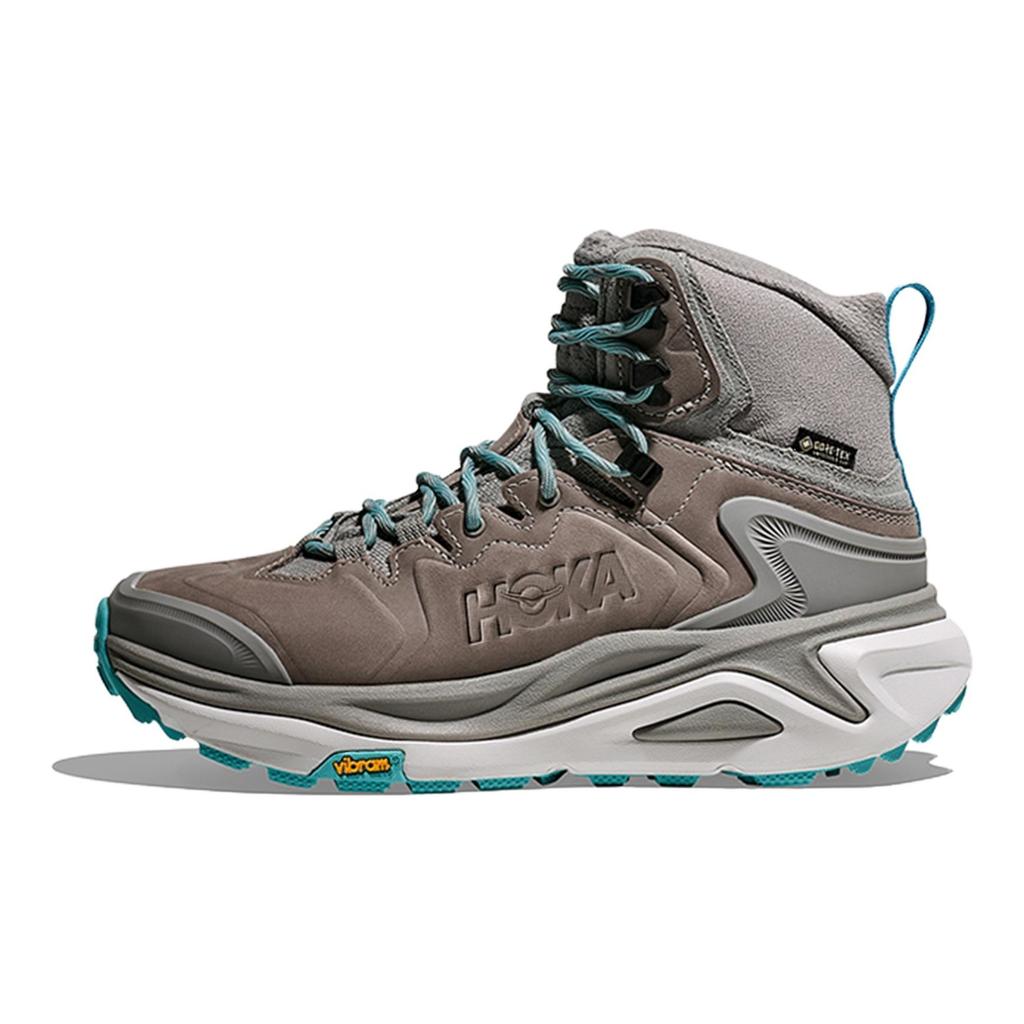 HOKA ONE ONE Kaha 3 Slip Resistant, Waterproof, And Breathable Mid top Mountaineering Hiking Shoes Women's Galaxy Gray 1162531-GCS