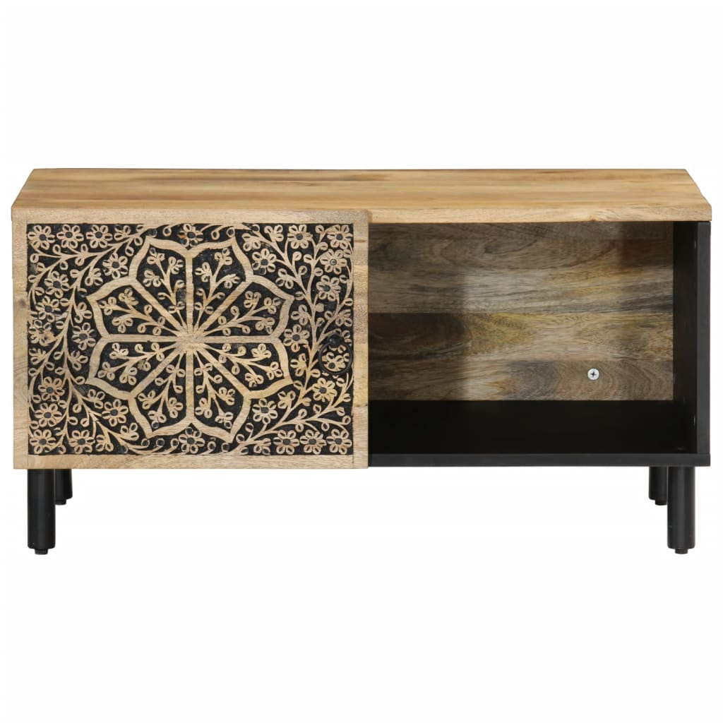 Vidaxl Stolik Kawowy, 80X50X40 Cm, Lite Drewno Mango