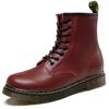 High Top Men's Shoes Classic Leather Boots Fashion Black Ankle Boots Outdoor Motorcycle Breathable Boots Women's Boot Size