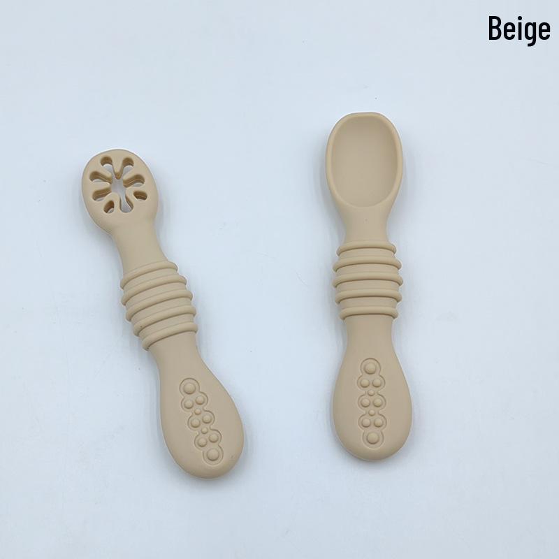 Baby Silicone Feeding Spoon Set for Training and Complementary Foods