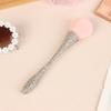 1Pc Nail Dust Brush  Bling Handle White For Acrylic Nail Art Cleaning Brush Manicure Tool
