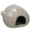 Maisonnette pour rongeur en céramique forme gland taupe