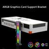 5V 3Pin ARGB Sync Graphics Card GPU Brace Aluminum Alloy Graphics Card GPU Holder Support Magnetic Base Video Card Bracket Stand