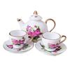 1 Set Dollhouse Tea Set Realistic Decoration 1/6 Scale Mini Ceramic Tea Set Accessories for Kitchen Scene