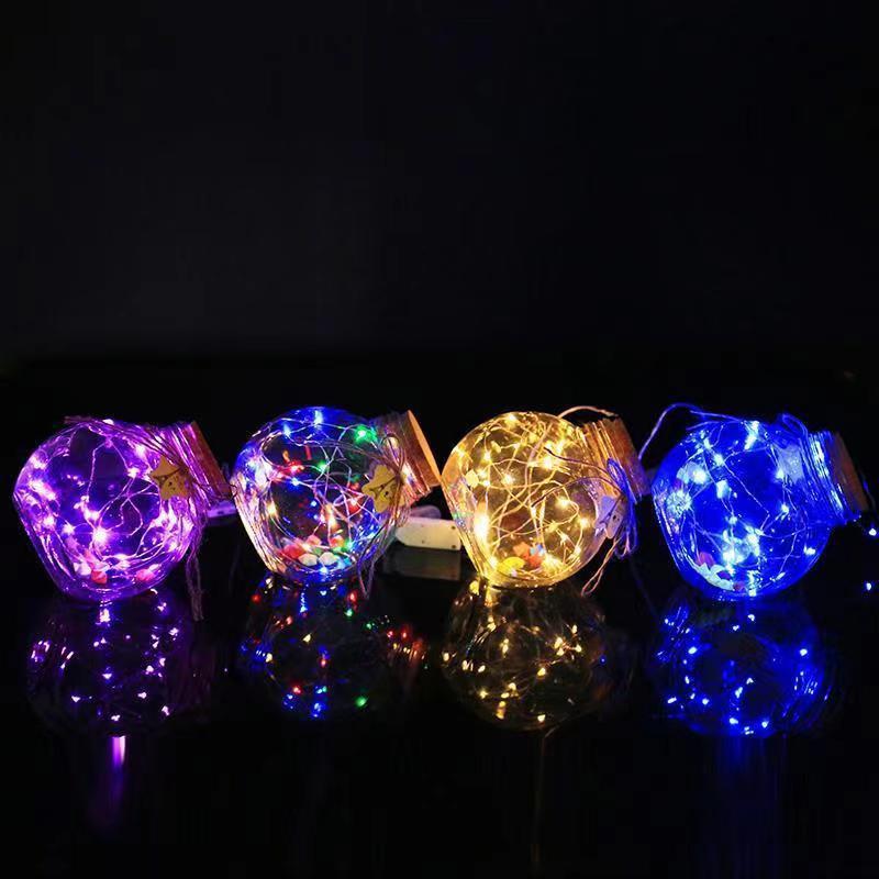 Luminous LED Star Wish Jar with Cork
