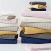1Pc 35x75cm Waffle Solid Color Cotton Soft Absorbent Adult Family Bathroom Hand Towel Home Life