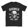 Boomer Generation Badass Vor Männer T-Shirts Vintage T-Shirts Kurzarm Rundhals T-Shirt Reine Baumwolle Geschenkidee Oberteile