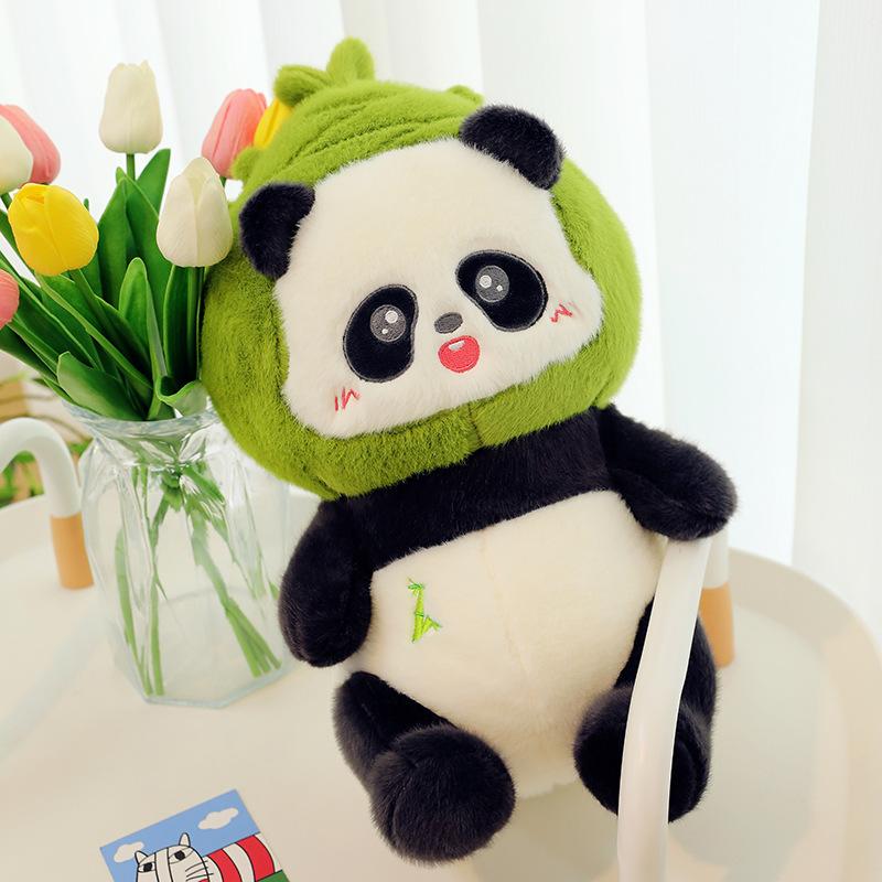 Bamboo Shoots Panda Doll Panda Doll Plush Toy Children'S Gift Bed Sleeping Pillow Doll