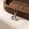 Women's Titanium Rainbow Cloud Pendant Necklace: Sweet, Colorful, Luxury Design