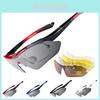 Outdoor Polarized Cycling Sunglasses With Five Interchangeable Lenses For All Weather