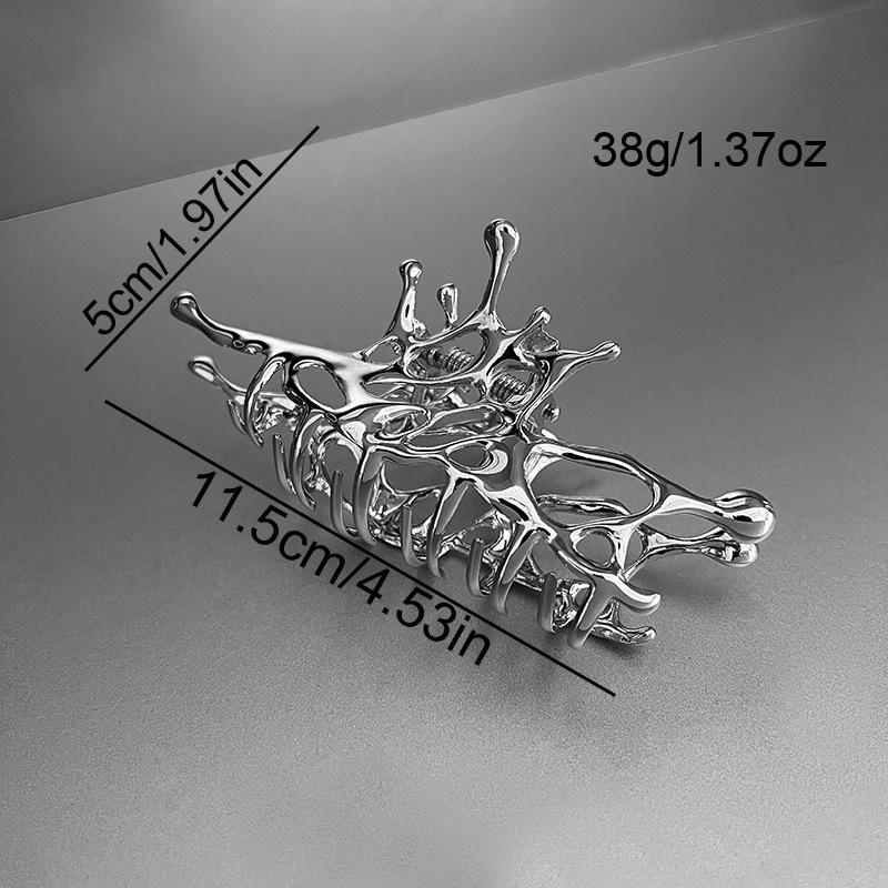 Prémium Fém Hajcsat Vastag Hajra - Elegáns Cápacsipesz Hajdísz