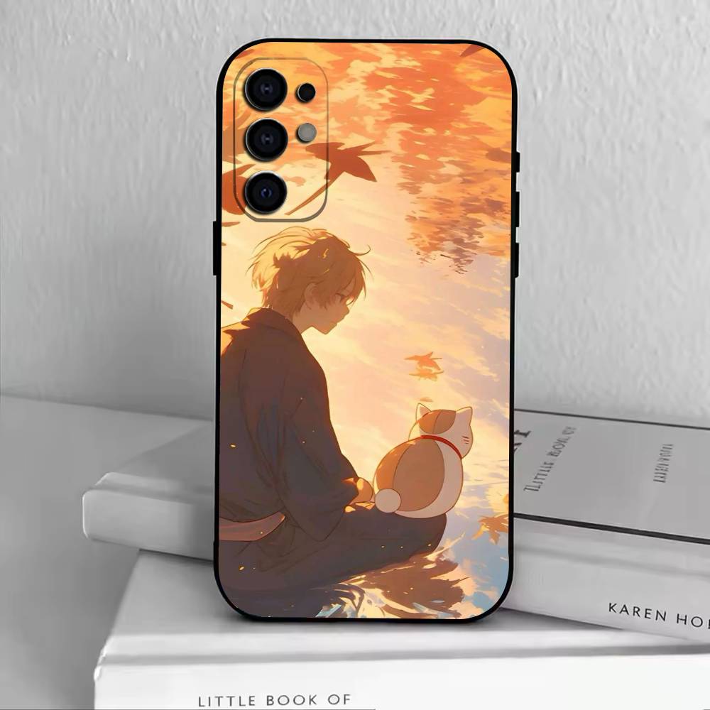 Takashi Natsume and Madara Phone Case For Samsung S25,S24,S21,S22,S23,S30,Ultra,S20,Plus,Fe,Soft Silicone Black Cover