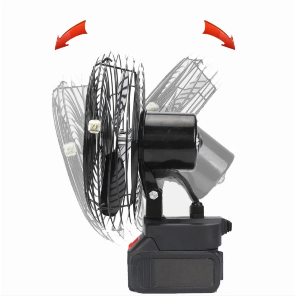 Wireless Design Rechargeable Fan Metal Construction Strong Wind Fan High Power Fan  Office Use