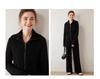 Women's Colorful Dots Cashmere Zipper Cardigan Sweater - Gentle Style, New Autumn Winter 2023 Collection