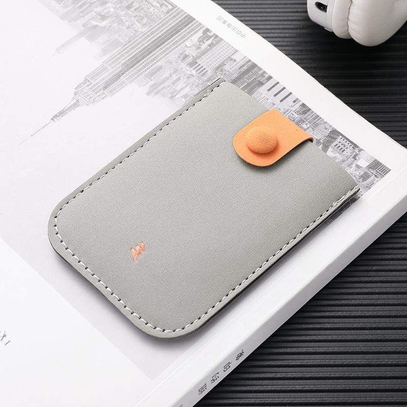 Slim Leather Card Holder Wallet – Compact, High-End, Large Capacity for Men & Women