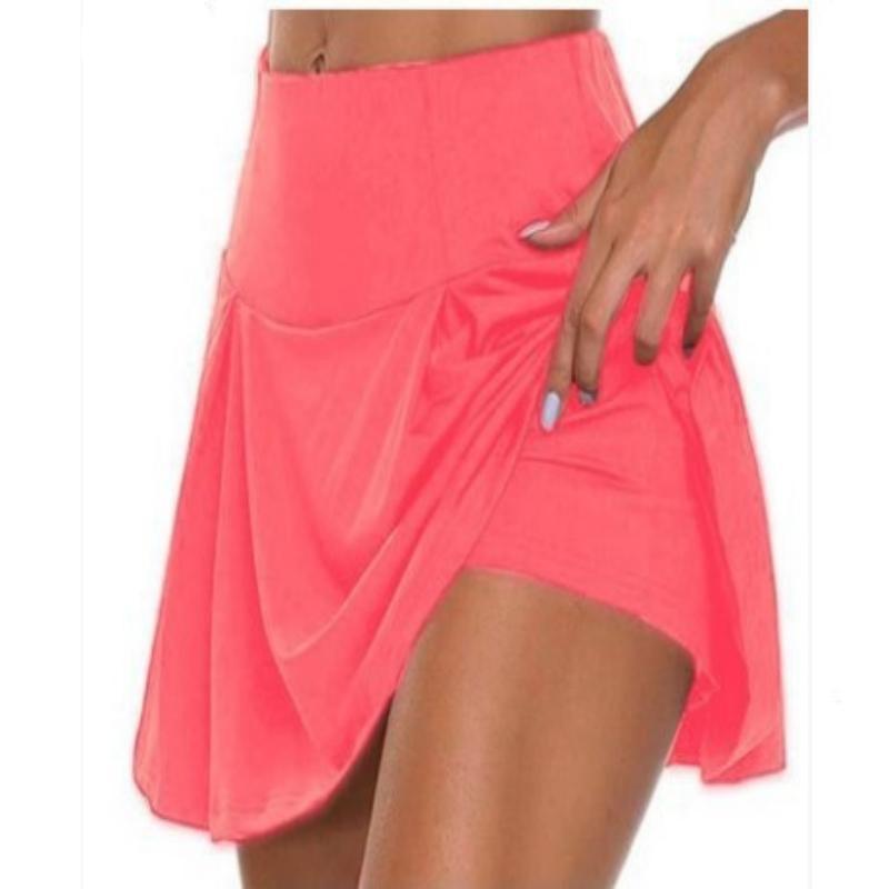 2023 Basic Summer Women's Pure Color Two-piece Fake Shorts Leggings Available In 13 Colors