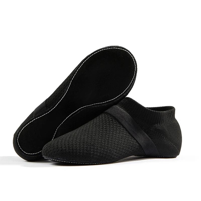 Ballerinas Tanzschuhe für Damen Weiche Sohle Lehrer Unterricht Übungsschuh Jazz Erwachsene Indoor Latein Übungsschuhe