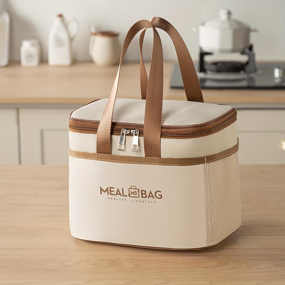 1Pcs Portable Lunch Bags Thermal Insulation Lunch Box Storage Bag Children's School Lunch Box Bags Picnic Storage Large Capacity