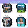 Lightweight Roblox Lunch Bag For Students And Office Workers Durable Oxford Cloth