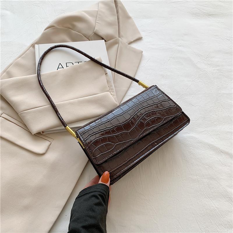 Chic Street Style Pu Leather Square Crossbody Bag For Women 2023 Summer Fashion