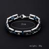 Bracciale da Uomo in Acciaio Inossidabile Semplice Prepotente Punk Alto Senso Cubano Acciaio al Titanio Bracciale Gioielli da Uomo
