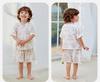 Mini Balabala Children's Home Set Soft Skin friendly Bamboo Cotton Tank Top Shorts Baby Sleepwear 2026 Summer Edition