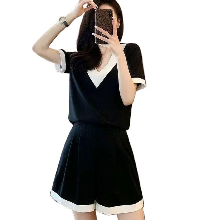 Plus Size Loose-Fit Casual Sportswear Set - Summer 2026 Two-Piece Shorts & Short Sleeve Top