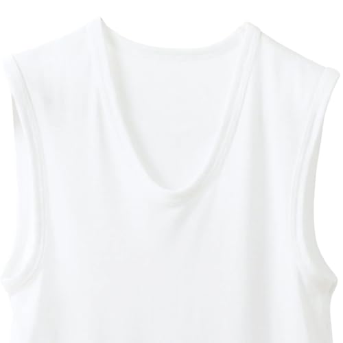 Angle Classic U-Neck Sleeveless Men's White